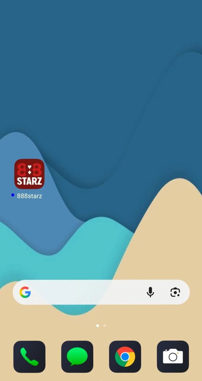 Open the 888Starz app and start playing casino games and placing sports bets.