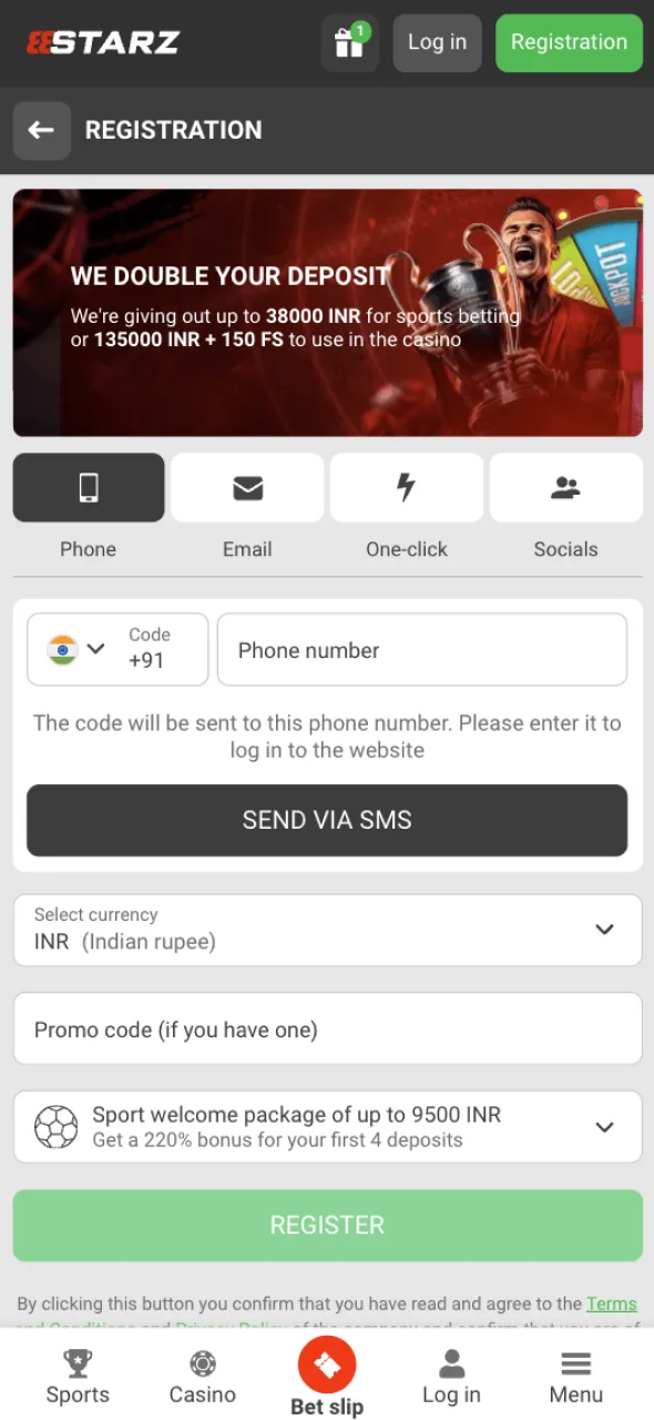 Sign up for the 888Starz app to play your favorite casino games and place sports bets.