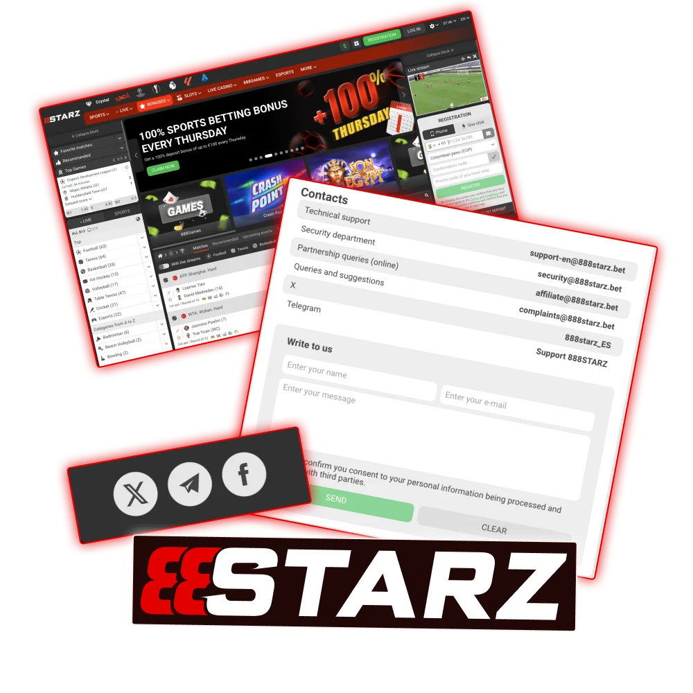 Find out all the ways to contact 888Starz support, which will help you resolve most of your issues.