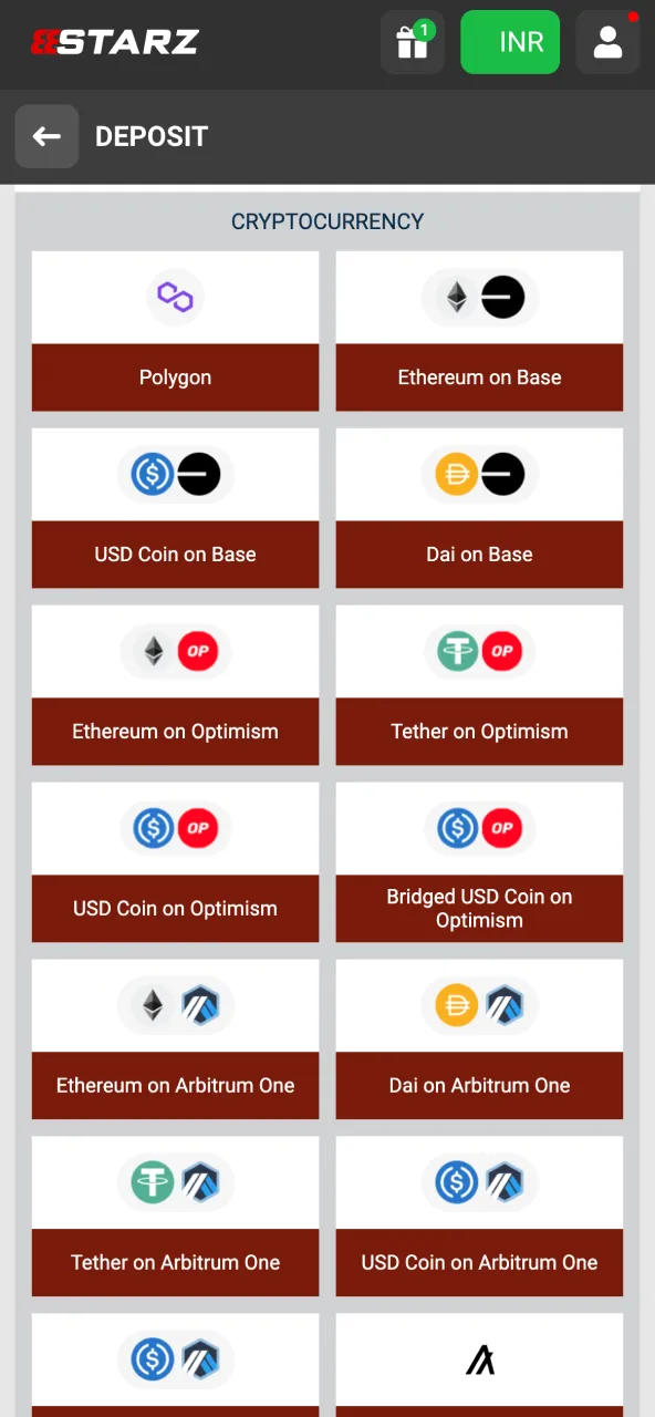 Add money and review fees at 888Starz.