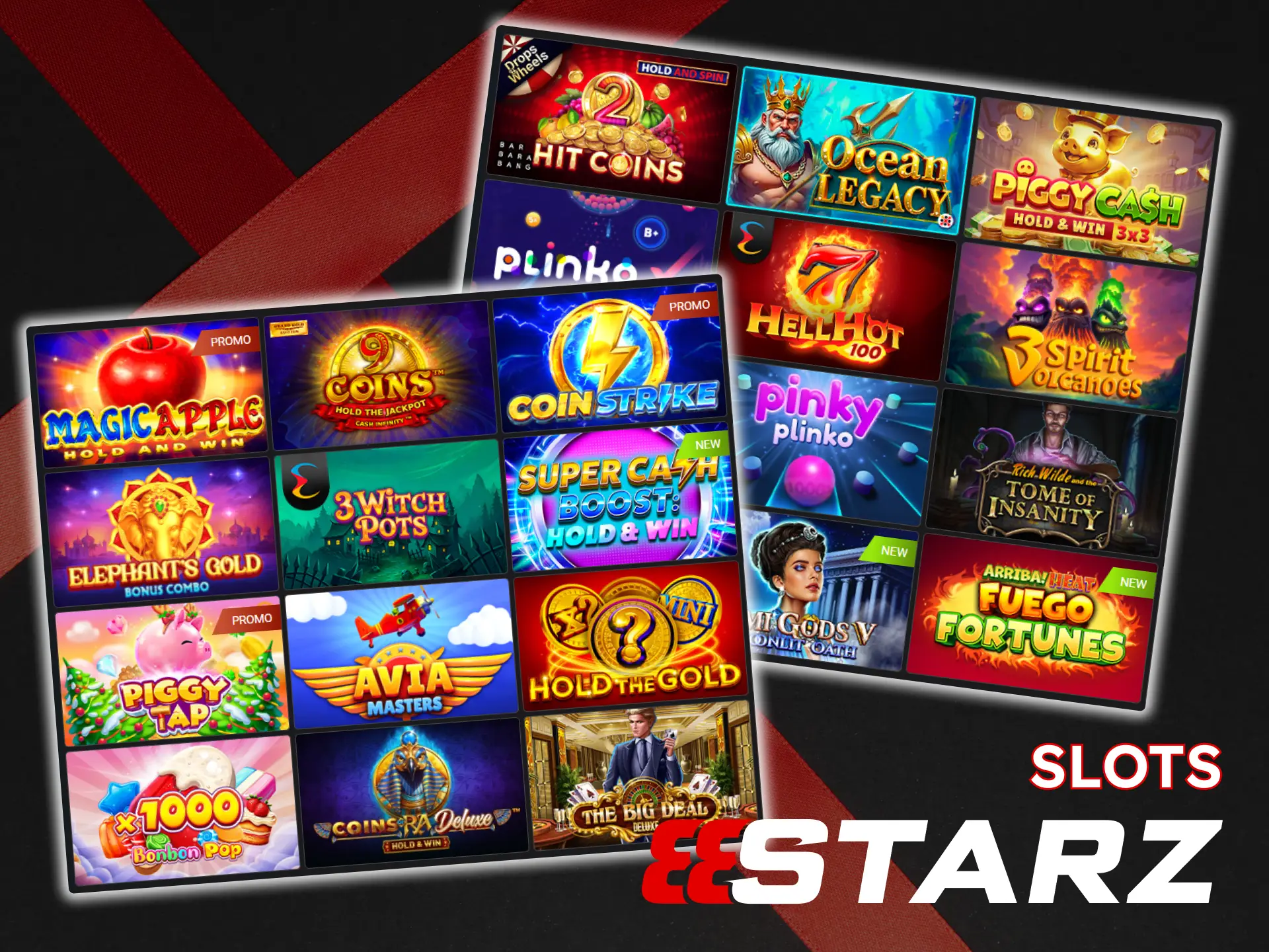 888Starz casino offers a wide selection of slots.